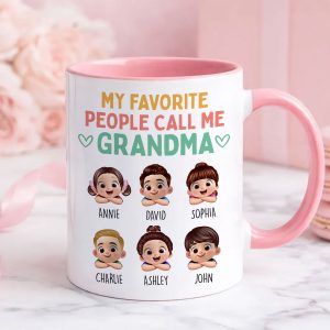 My Favorite People Call Me Grandma - Personalized Mug - Heartfelt Mother's Day Gift For Grandma, Wife