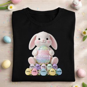 Bunny Grandma Easter - Personalized Shirt - Easter Gift For Grandma